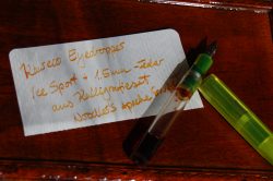 Kaweco ICE Sport mit Kalligrafiefeder