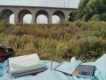 unterwegs mit dem Midori Traveler's Notebook (braun)